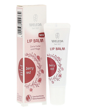 Увлажняющий бальзам для губ Berry Red, Weleda, 10 мл 1