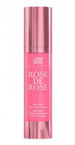 Возрождающий дневной крем-флюид 50мл Rose de rose Librederm 1