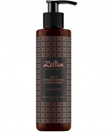 Бальзам-кондиционер для волос,бороды укрепляющий стимул-ий с имбирем,черным тмином для мужчин Zeitun 1