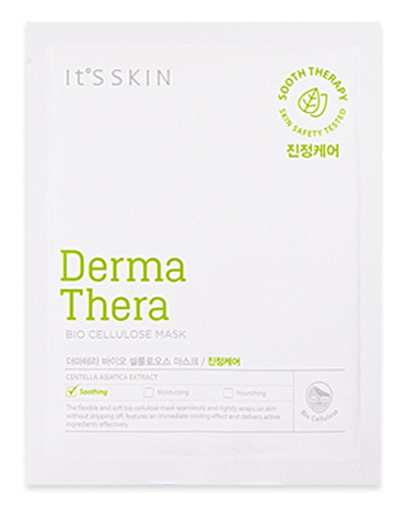 Гидрогелевая маска для лица "Derma Thera Bio" освежающая, It's Skin, 25 мл 1