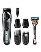 Электрический триммер BT7240 + Бритва Gillette + 2 кас + футляр, Braun