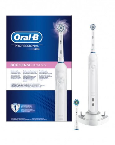 Электрическая зубная щетка Braun Oral-B Sensitive Clean 800/D 16.524.2 U 1