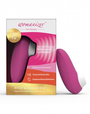 Стимулятор  с уникальной технологией Pleasure Air розовый, Womanizer Mini 3