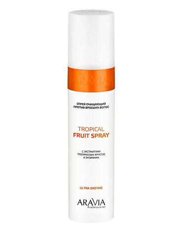 Спрей очищающий против вросших волос с экстрактами тропических фруктов и энзимами Troical Fruit Spray,  ARAVIA Professional, 250 мл 1