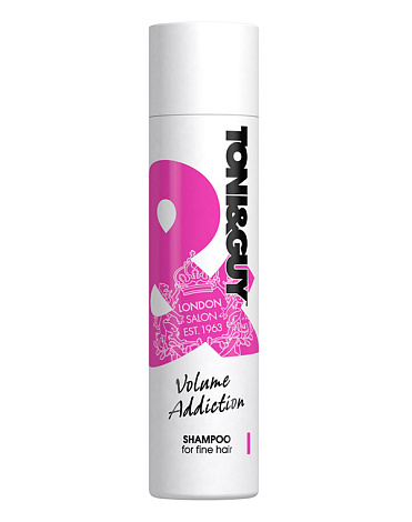 Шампунь объем тонких волос Volume Addiction Shampoo, Toni&Guy, 250 мл 1