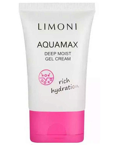 Глубокоувлажняющий гель-крем для лица AQUAMAX DEEP MOIST GEL CREAM 50 ml LIMONI  2