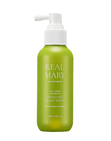 Спрей для кожи головы регенерирующий с соком розмарина Energizing Scalp Spray 120мл Rated Green 1