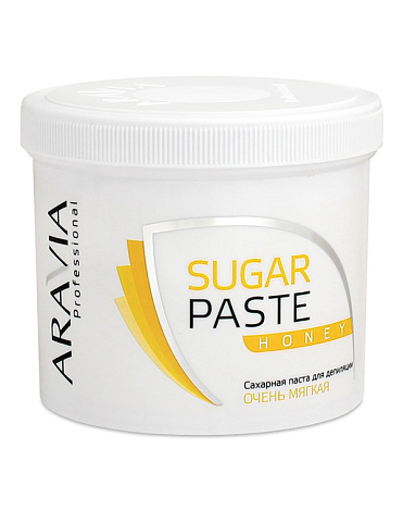 Сахарная паста для депиляции «Медовая» очень мягкой консистенции ARAVIA Professional, 750 гр 1