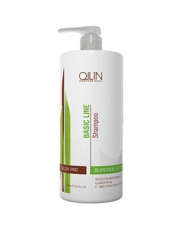 Шампунь восстанавливающий с экстрактом репейника Reconstructing Shampoo wit, Ollin 1