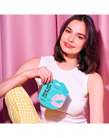 Маска для губ гидрогелевая ROSE GEL LIP MASK, LETIQUE COSMETICS 4