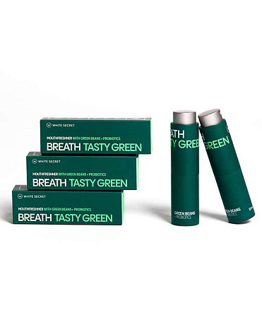 Дентальный парфюм Breath Tasty Green, White Secret 9