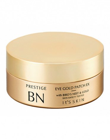 Патчи гидрогелевые для глаз "Prestige BN Eye Gold Patch EX" с золотом, It's Skin,  83 г (50 шт) 1