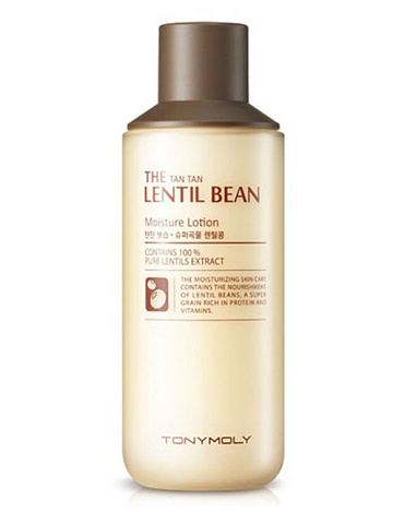Увлажняющий лосьон с экстрактом чечевицы The Tan Tan Lentil Bean Moisture Lotion, Tony Moly 1