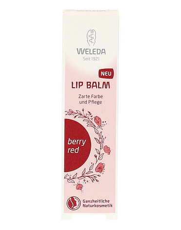 Увлажняющий бальзам для губ Berry Red, Weleda, 10 мл 2