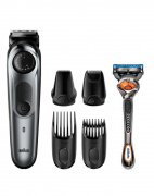 Электрический триммер BT7220 + Бритва Gillette + 2 кас (3/456) Braun Электрический триммер BT7220 + Бритва Gillette + 2 кас (3/456) Braun