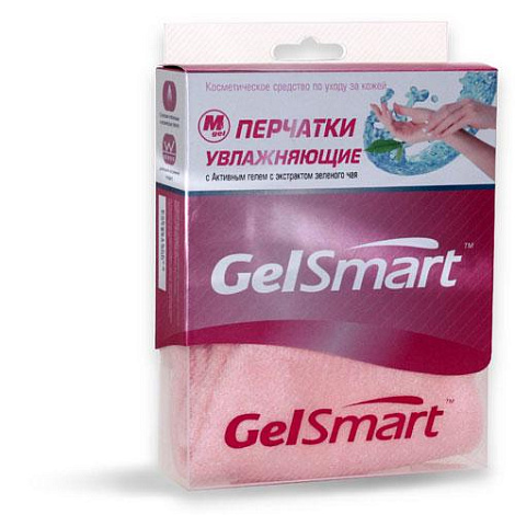 Перчатки увлажняющие с экстрактом зеленого чая GelSmart, Beauty Style 3