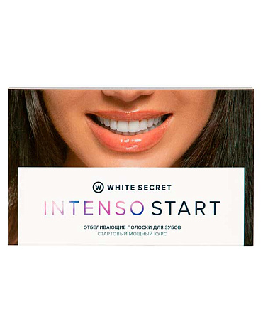 Отбеливающие полоски Intenso Start 7 саше White Secret 1