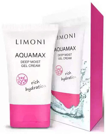 Глубокоувлажняющий гель-крем для лица AQUAMAX DEEP MOIST GEL CREAM 50 ml LIMONI  1