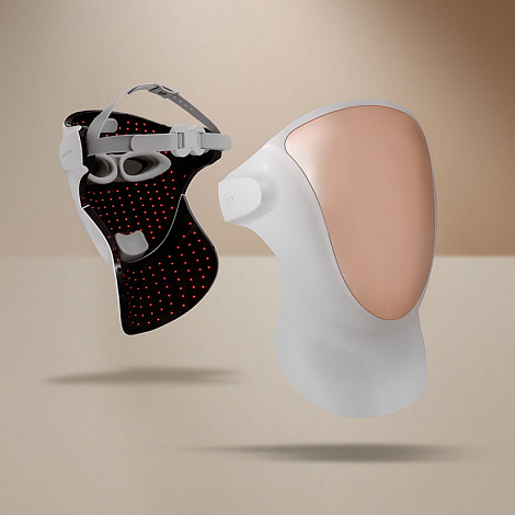 Светодиодная беспроводная LED маска для омоложения кожи лица и шеи m 1040 Gezatone 19