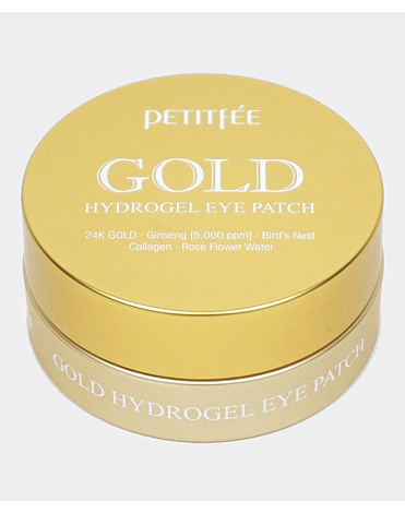 Набор гидрогелевых патчей для век Золото Gold Hydrogel eye Patch, Petitfee, 60 шт 4