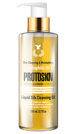 Гидрофильное масло для умывания и снятия макияжа Liquid Silk Cleansing Oil 110 мл Protokeratin 1