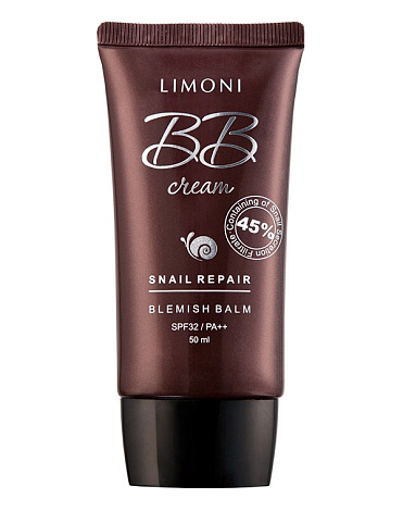 Крем для лица BB с экстрактом секреции улитки Snail Repair Blemish Balm Limoni, 50 мл 1