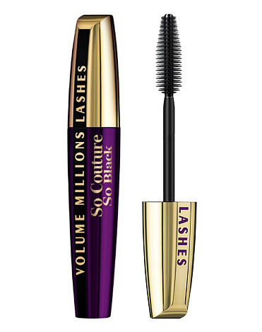 Тушь для ресниц экстра-черная Кутюр VOLUME MILLIONS LASH, LOREAL 1