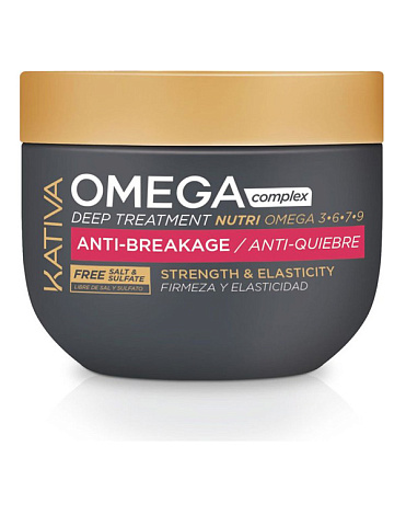 Маска для поврежденных волос «Антистресс»  Omega Complex, Kativa, 250 мл 1