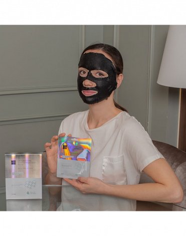 Очищающая шелковая детокс маска для лица с антистрессовым эффектом, Beauty Style 5 шт х 25 мл 8