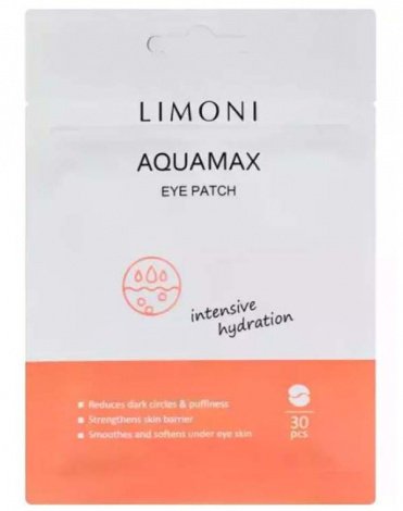 Патчи для век увлажняющие Aqumax Eye Patch 30 шт LIMONI 1