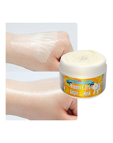 Питательная маска с разогревающим эффектом Milky Piggy Vitamin C 21% Ample Mask Elizavecca, 100 мл 2