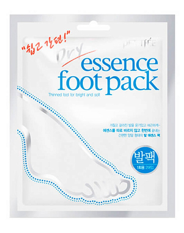 Набор маска-носочки для ног с сухой эссенцией Dry essence Foot Pack, Petitfee, 10 шт 2