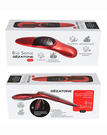Аппарат для ультразвуковой чистки с 6 функциями BioSonic 1010, Gezatone 6