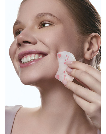 Роликовый массажер и скребок Гуаша набор «Gua Sha Duo AMG339» CHEEKY GEMMY, Gezatone 13