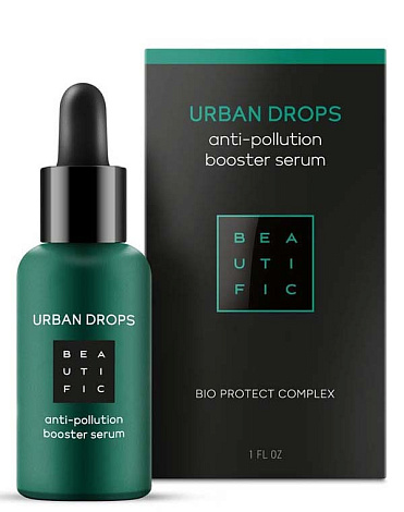 Cыворотка-бустер для защиты от городской среды с комплексом anti-pollution Urban Drops Beautific 1