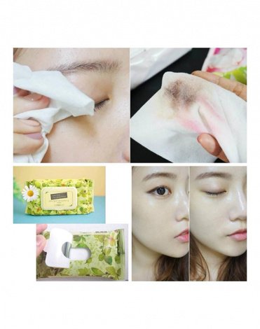 Очищающие салфетки Herb Day Cleansing Tissue, The Face Shop, 20 шт 3