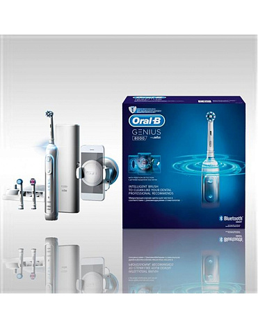 Электрическая зубная щетка 8000 / D 701.535.5 XC Genius White (6/120) Oral-B 3