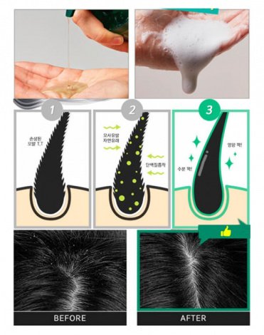 Шампунь для волос натуральный увлажняющий CP-1 Daily Moisture Natural Shampoo, Esthetic house, 500 мл 2