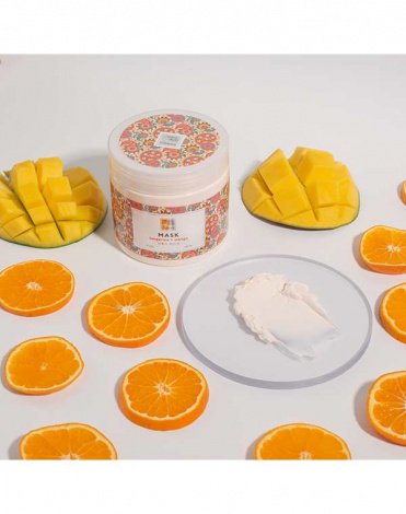 Восстанавливающая маска «Мандарин и манго» для рук и ног, 450мл Beauty Style 3
