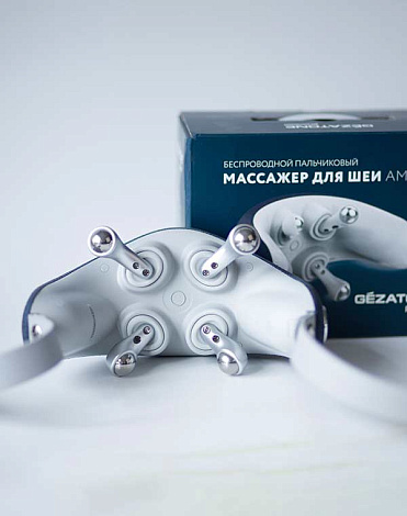 Беспроводной пальчиковый массажер для шеи и плеч AMG405 Gezatone 10