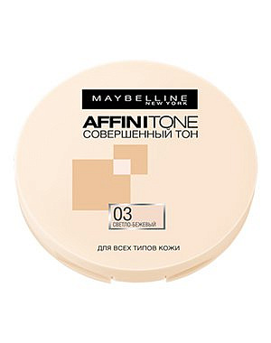 Компактная пудра выравнивающая Affinitone, MAYBELLINE 1