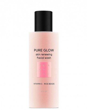 Гель-скраб для умывания обновляющий с витамином С и низким pH Pure Glow Beautific 1