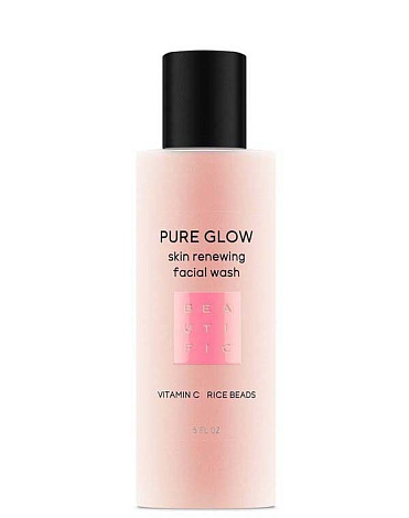 Гель-скраб для умывания обновляющий с витамином С и низким pH Pure Glow Beautific 1