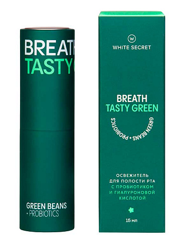Дентальный парфюм Breath Tasty Green, White Secret 1