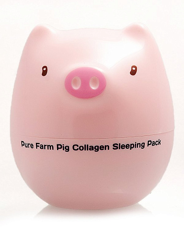 Ночная маска для лица Pure Farm Pig Collagen Sleeping Pack, Tony Moly 1
