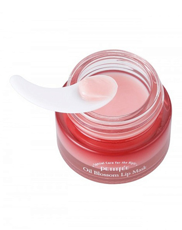 Маска для губ с маслом камелии Oil Blossom Lip mask, Petitfee, 15 гр 4