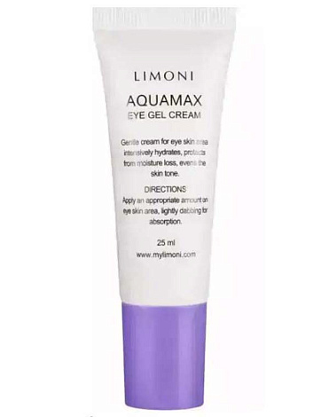 Увлажняющий гель-крем для век AQUAMAX EYE GEL CREAM 25ml LIMONI  3