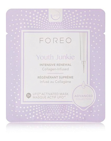 Коллагеновая маска для лица Youth Junkie Mask, Foreo, 6 шт х 6 г 2