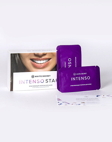 Отбеливающие полоски Intenso Start 7 саше White Secret 6