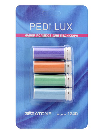 Комплект сменных роликов для роликовой пилки Pedi SPA, 124 D, Gezatone 1